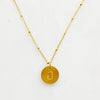 Ellison + Young: Singular Charm Initial Necklace: A
