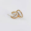 Stole The Show Crystal Double Hoop Earring Wholesale