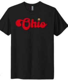 Black OHIO Buckeye Tee