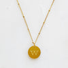 Ellison + Young: Singular Charm Initial Necklace: A