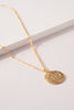 Gold Zodiac Sign Pendant Necklace