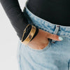 Chunky Statement Bangle Bracelet - WATERPROOF: Gold