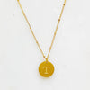 Ellison + Young: Singular Charm Initial Necklace: A