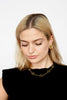 18k Gold Black Clover Necklace