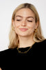 18k Gold Black Clover Necklace