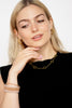 18k Gold Black Clover Necklace