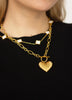 18k Gold White Clover Necklace