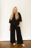 Black Scuba Knit Pants