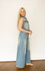 Denim Casual Wide Leg Jumpsuit