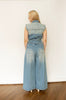Denim Casual Wide Leg Jumpsuit