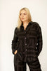 Black Print Relaxed Shirt
