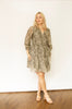 Olive Printed Tiered Mini Dress