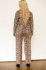 Washed Leopard Print Short Jacket