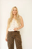 Natural Crochet Knit Top