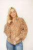 Coco Print Bubble Sleeve Top