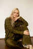 Olive Print Relaxed Pants