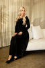 Black Ribbed Cardigan Top