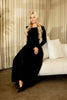 Black Ribbed Cardigan Top
