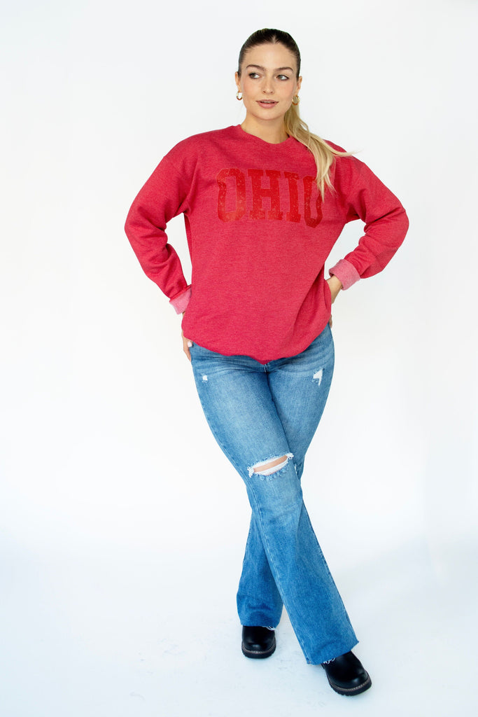 Red OHIO Sweatshirt