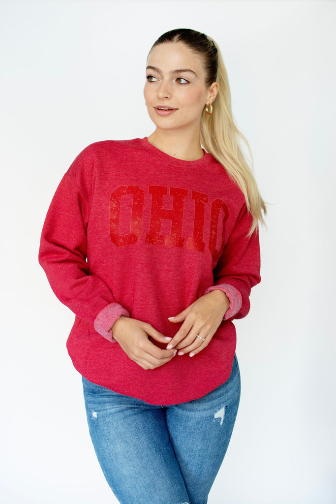 Red OHIO Sweatshirt