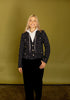 Navy Tweed Layered Jacket
