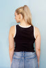 Charcoal Ribbed Tank Top
