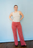 RISEN Tummy Control Brick High Rise Wide Leg Jeans