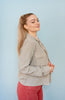 Lt Olive Button Front Shirt