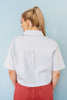 Ice Blue Short Sleeve Denim Shirt
