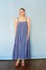 Blue Maxi Tiered Sun Dress