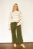 Ivory Stripe Sweater