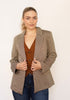 Houndstooth Stretch Blazer