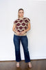 Floral High Neck Sweater