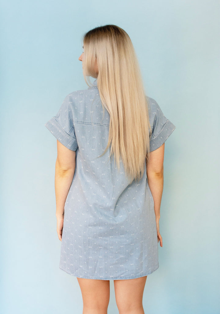 Denim Shift Dress