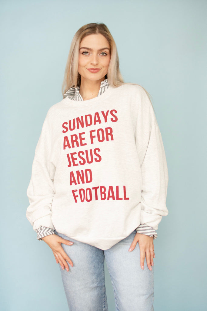 Sundays are For.... Graphic Sweatshirt