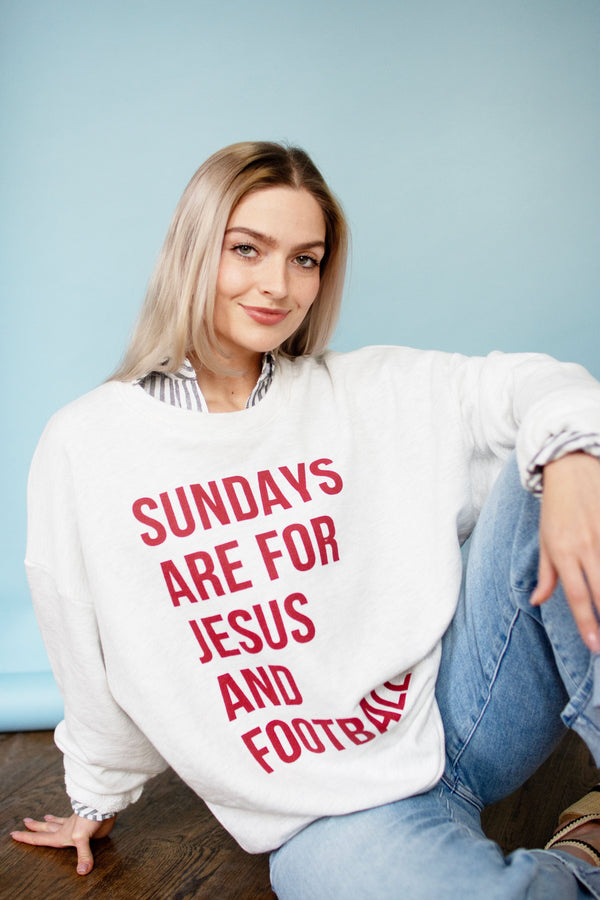 Sundays are For.... Graphic Sweatshirt