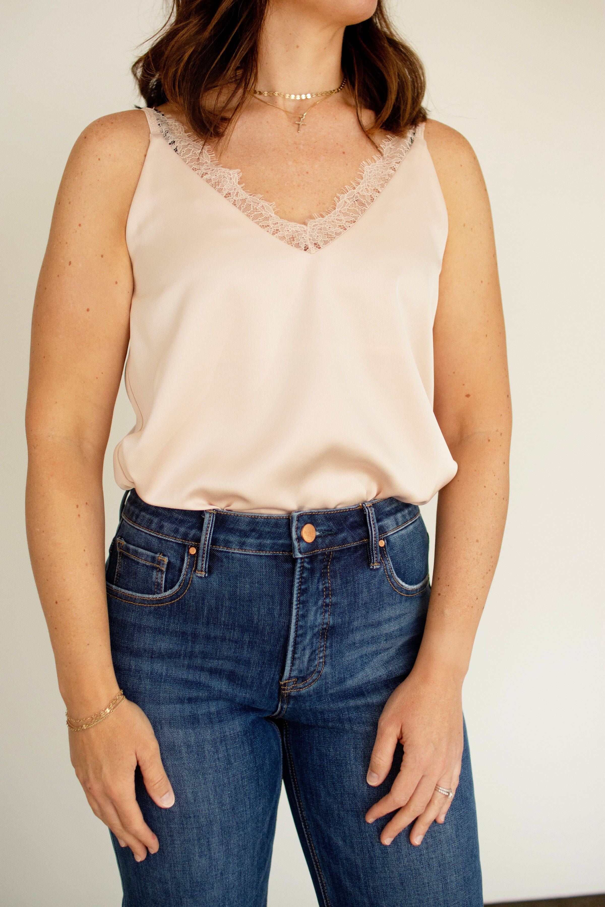 Winter Blush Two-Way Sleeveless Camisole