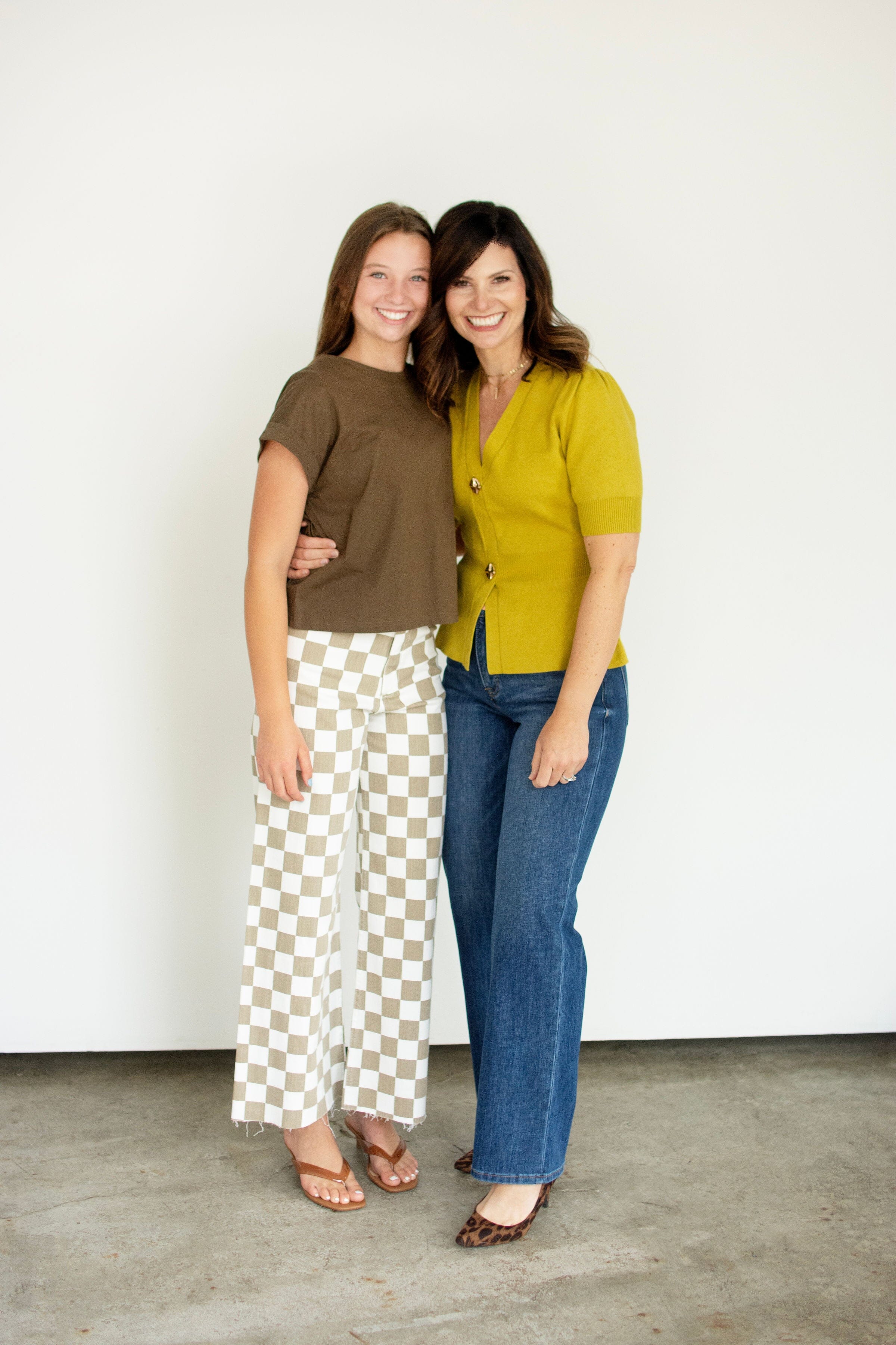 Chartreuse Ribbed Short Sleeve Cardigan | Chic Gold Button Knit Top