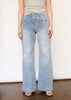 RISEN High Rise Wide Front & Back Dart Waist Jeans