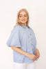 Stripe Bubble Sleeve Top