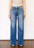 RISEN Tummy Control High Rise Wide Jeans