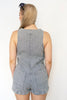 Denim Button Front Romper