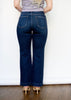 RISEN Tummy Control High Rise Crop Wide Jeans