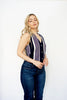 Variegated Stripe Knit Vest Top