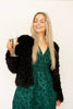 Black Faux Fur Jacket