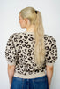 Leopard Short Sleeve Sweater